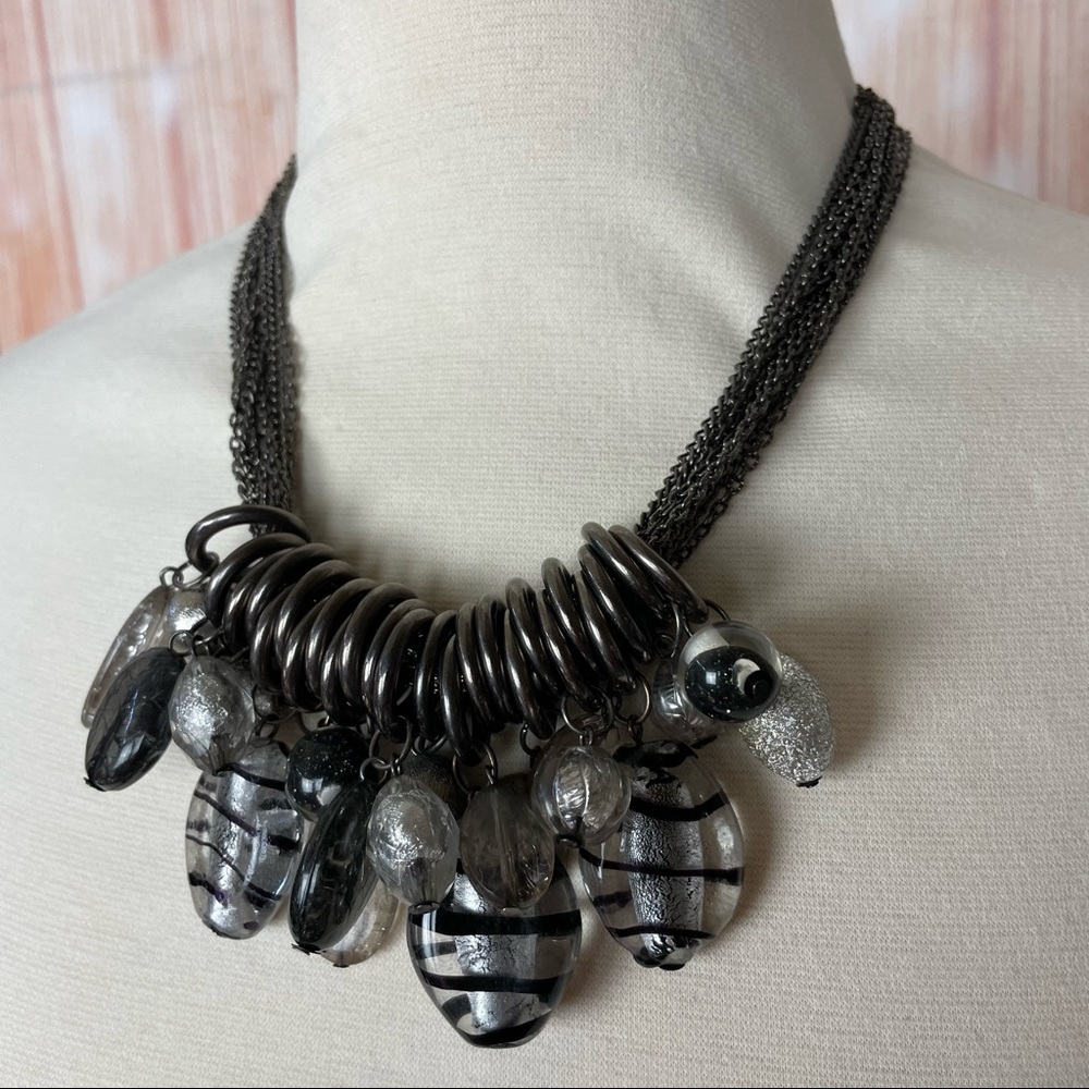 Ny Collection Multi-Layer Black Silver Pewter Sto… - image 4